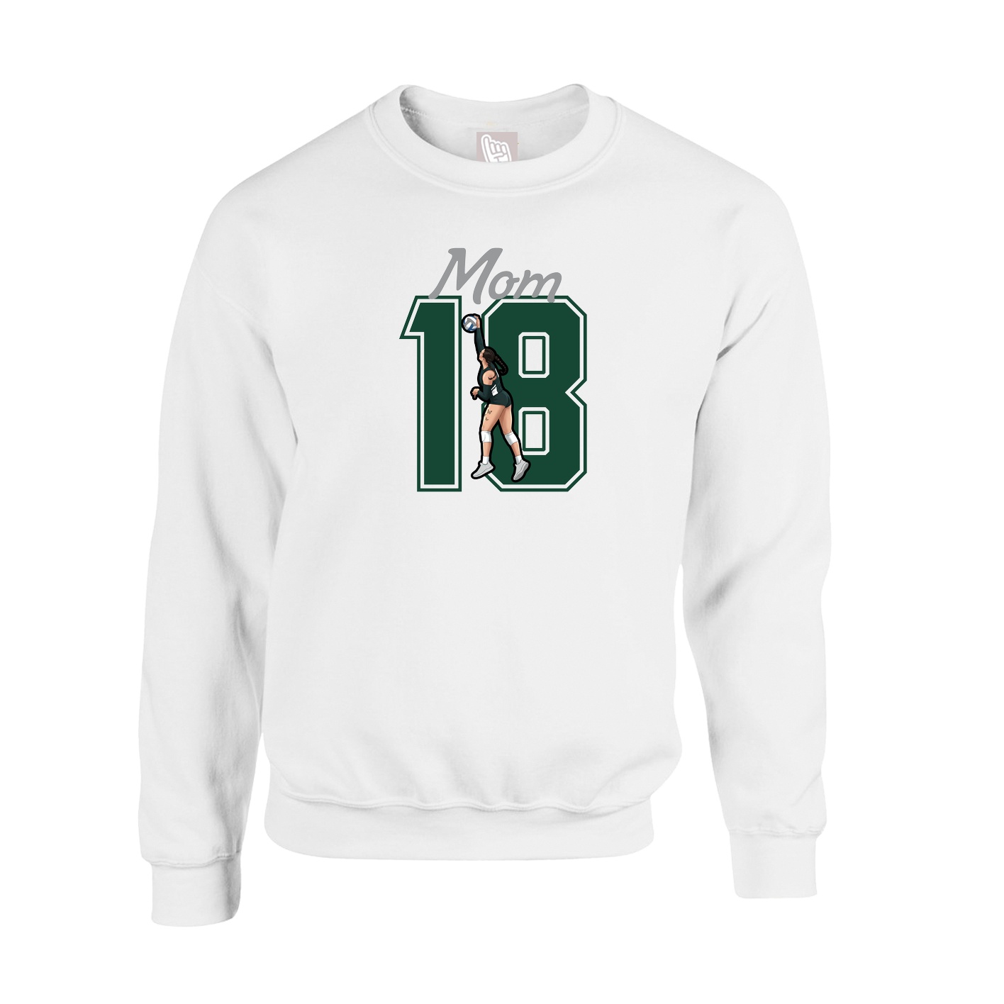 Fleece Crew — Mothers Day Shirsey in White