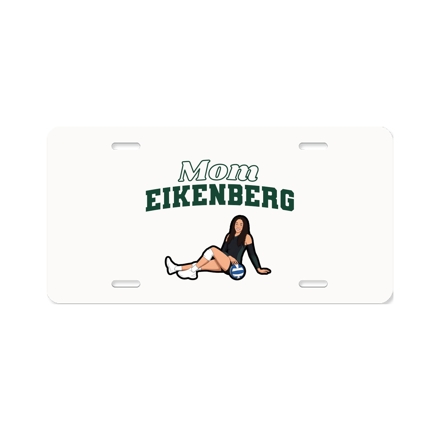 License Plate — Mothers Day Block in Classic