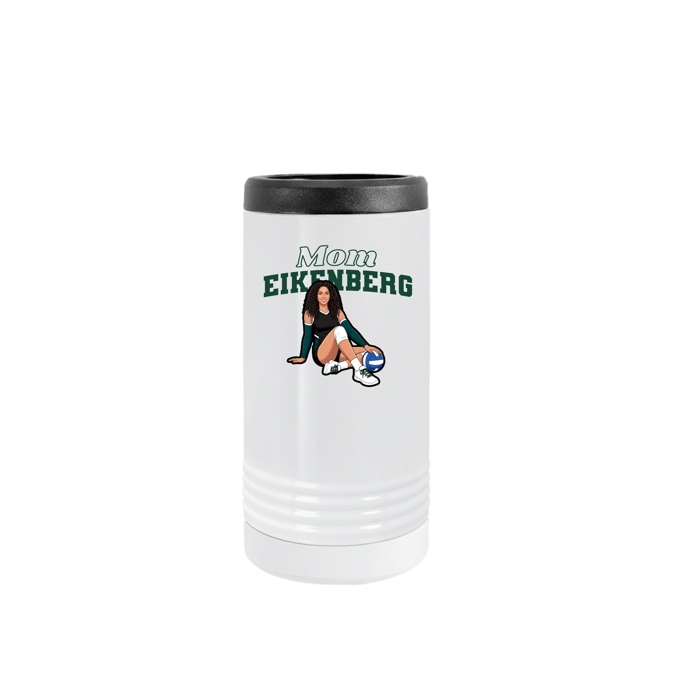 Slim Beverage Holder — Mothers Day Block in White