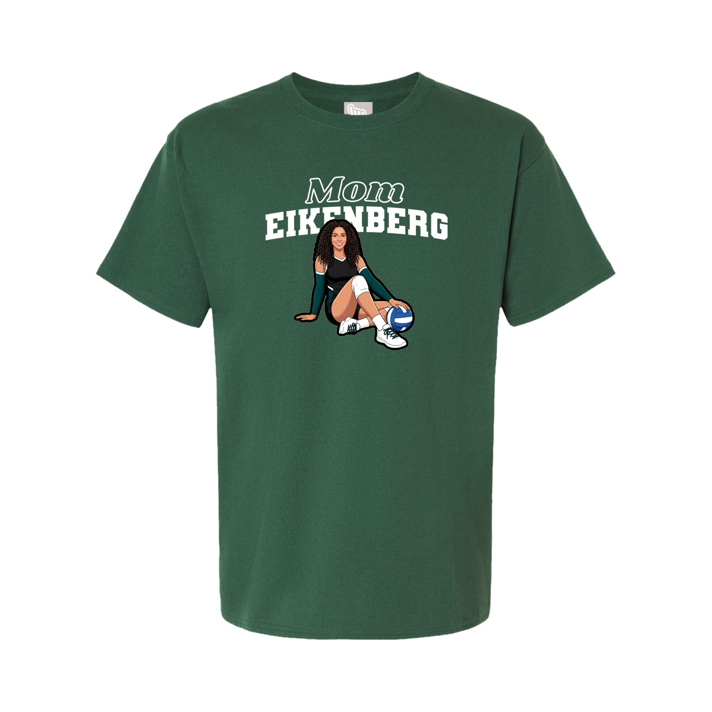 Youth Tee — Mothers Day Block in Green