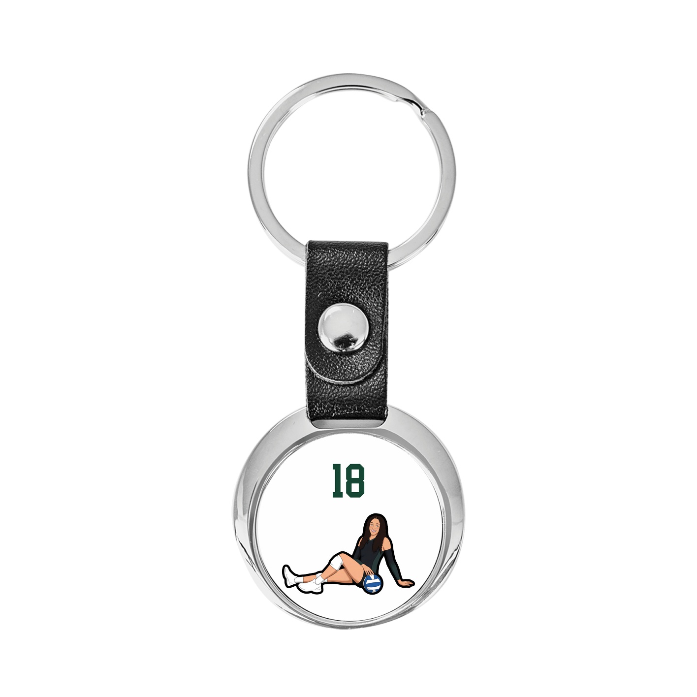 Key Chain — Number Top in Classic