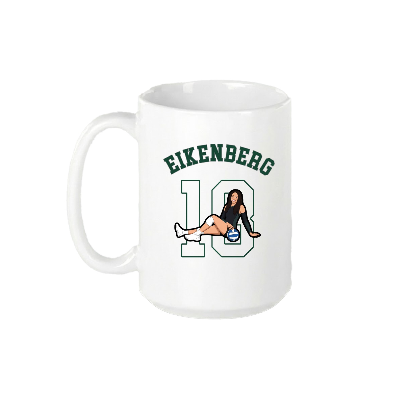 15oz Coffee Mug — Shirsey Arch in White