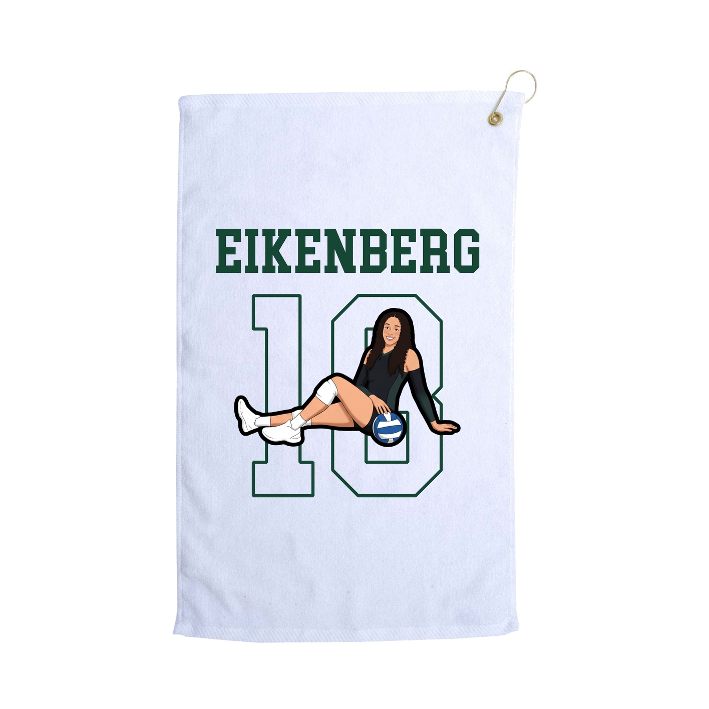 Golf Towel — Shirsey in White
