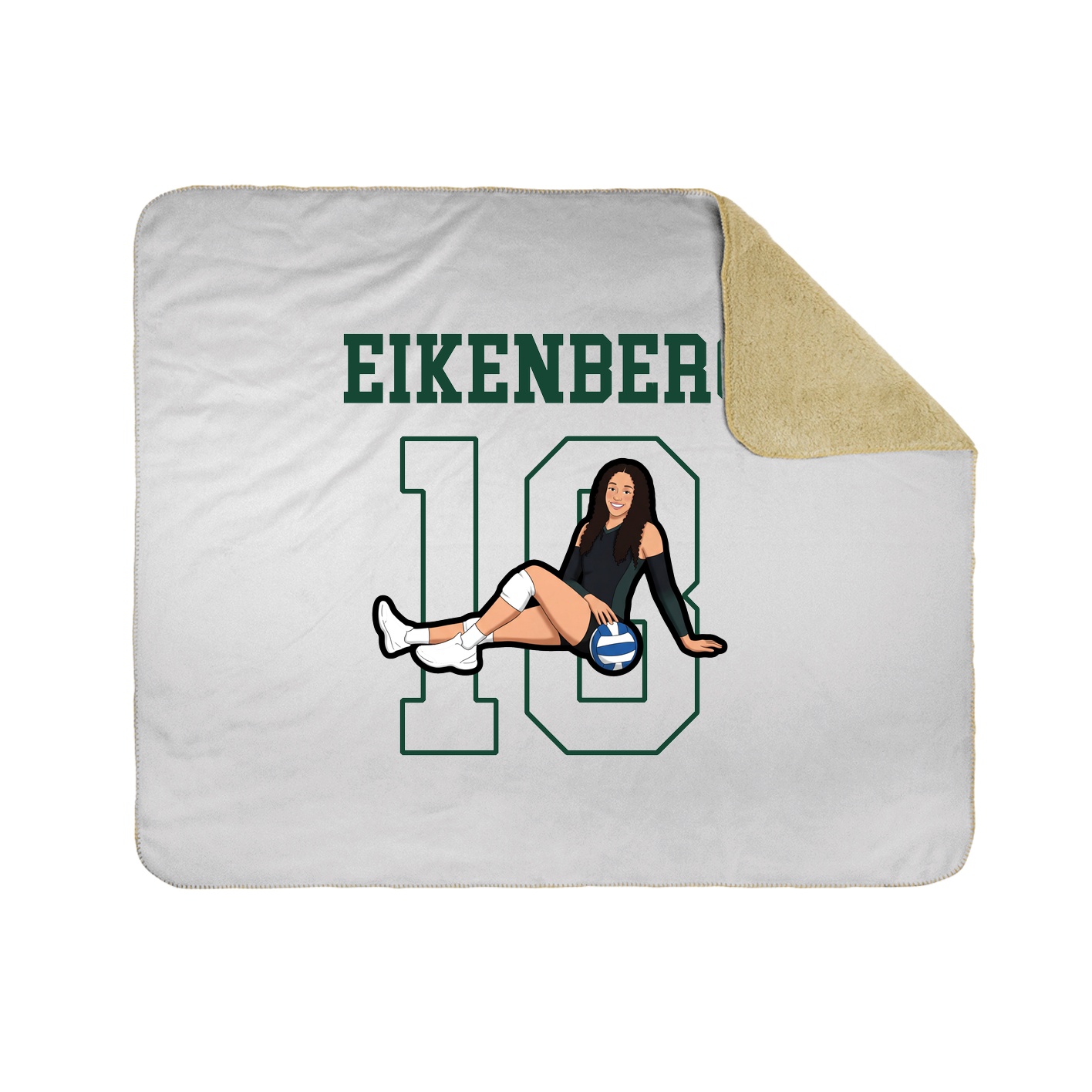 Throw Blanket — Shirsey in White