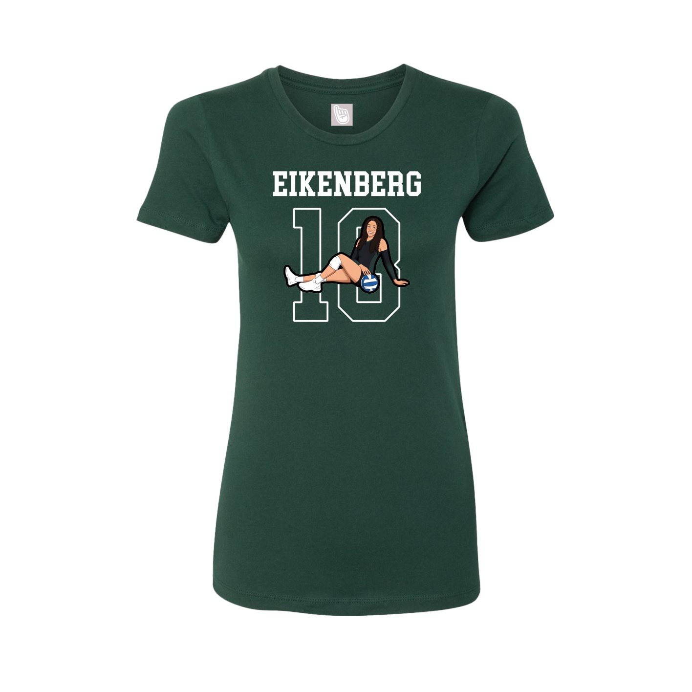 Fitted Women's Tee — Shirsey in Green