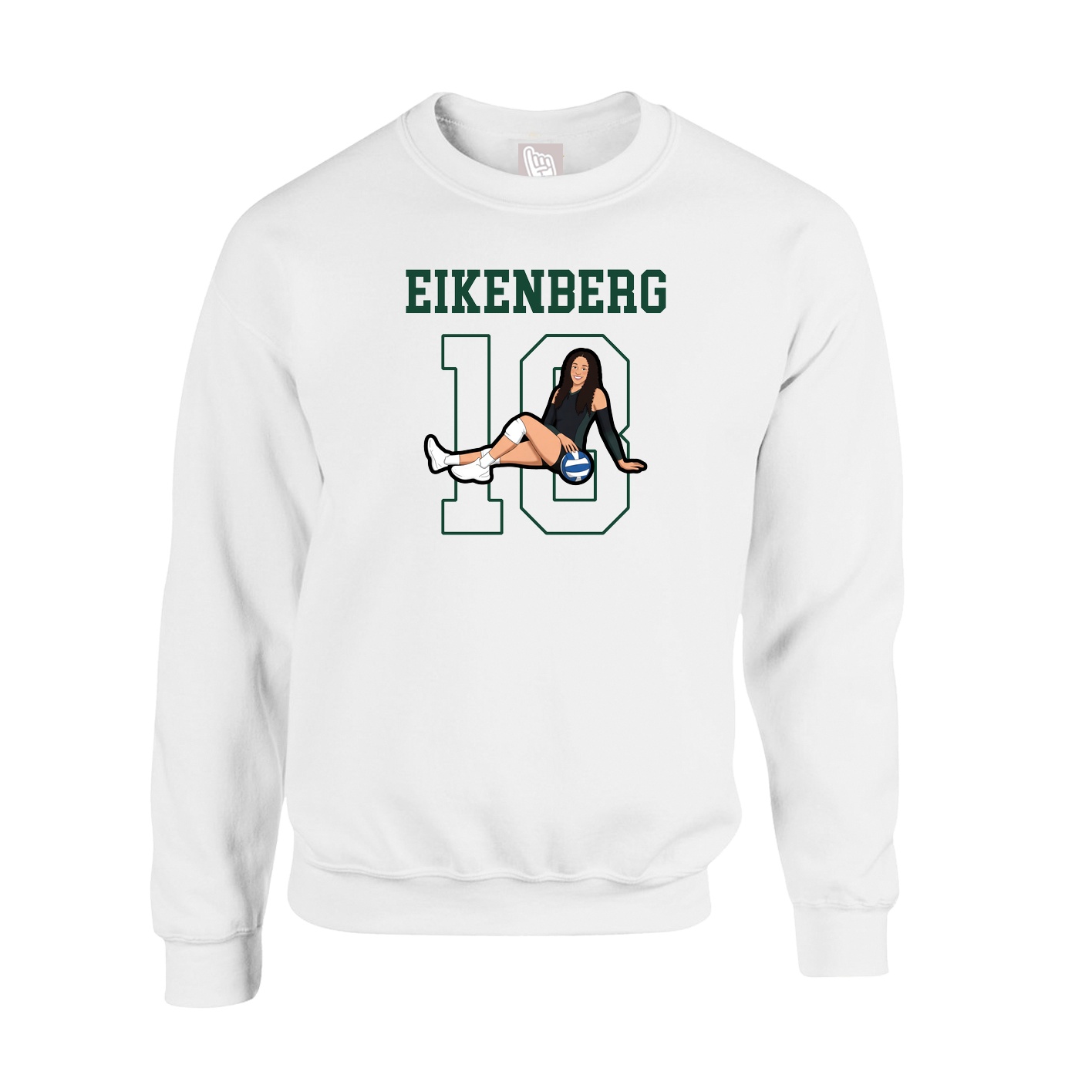 Fleece Crew — Shirsey in White