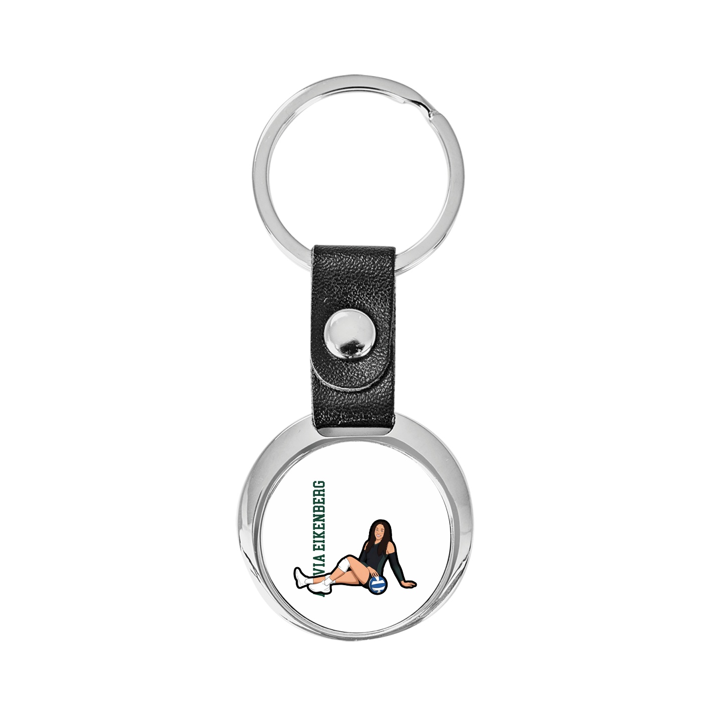 Key Chain — Name Vertical in Classic