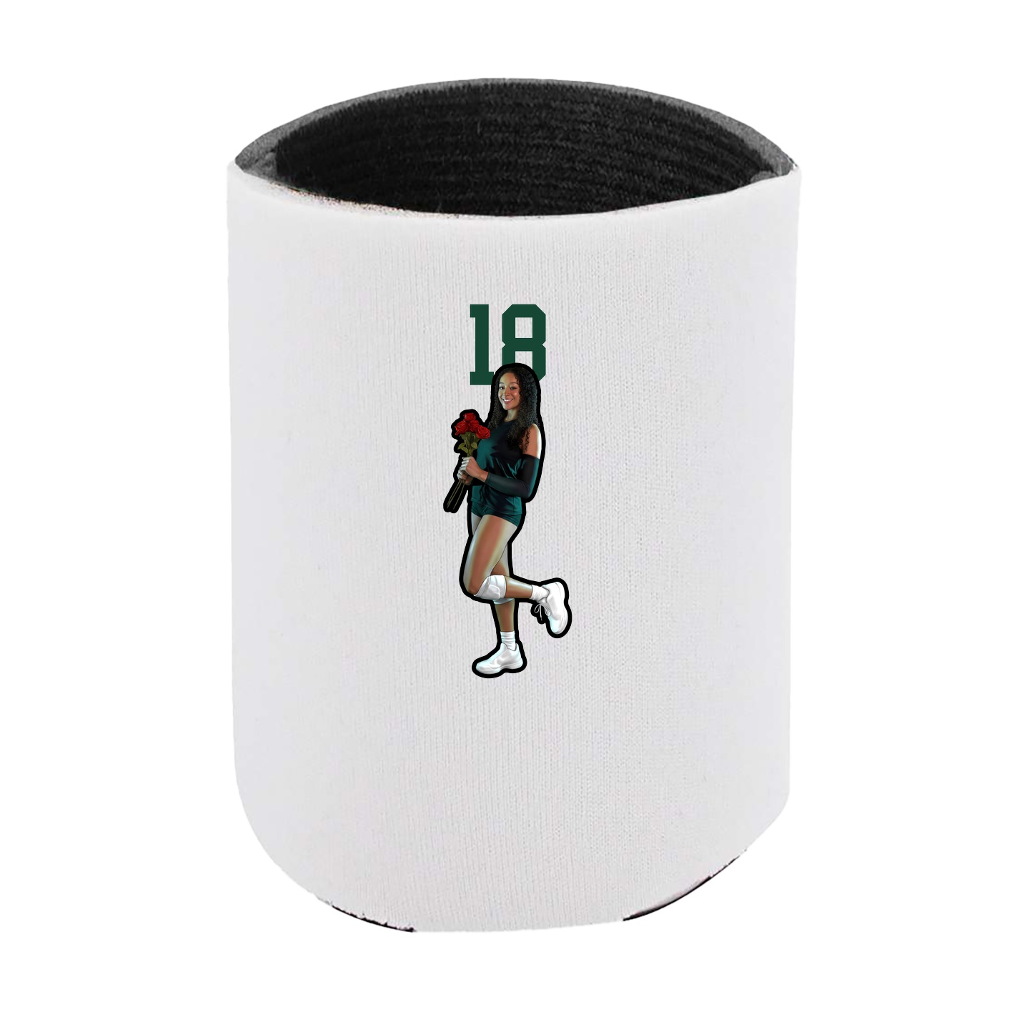 Can Holder — Number Top in White