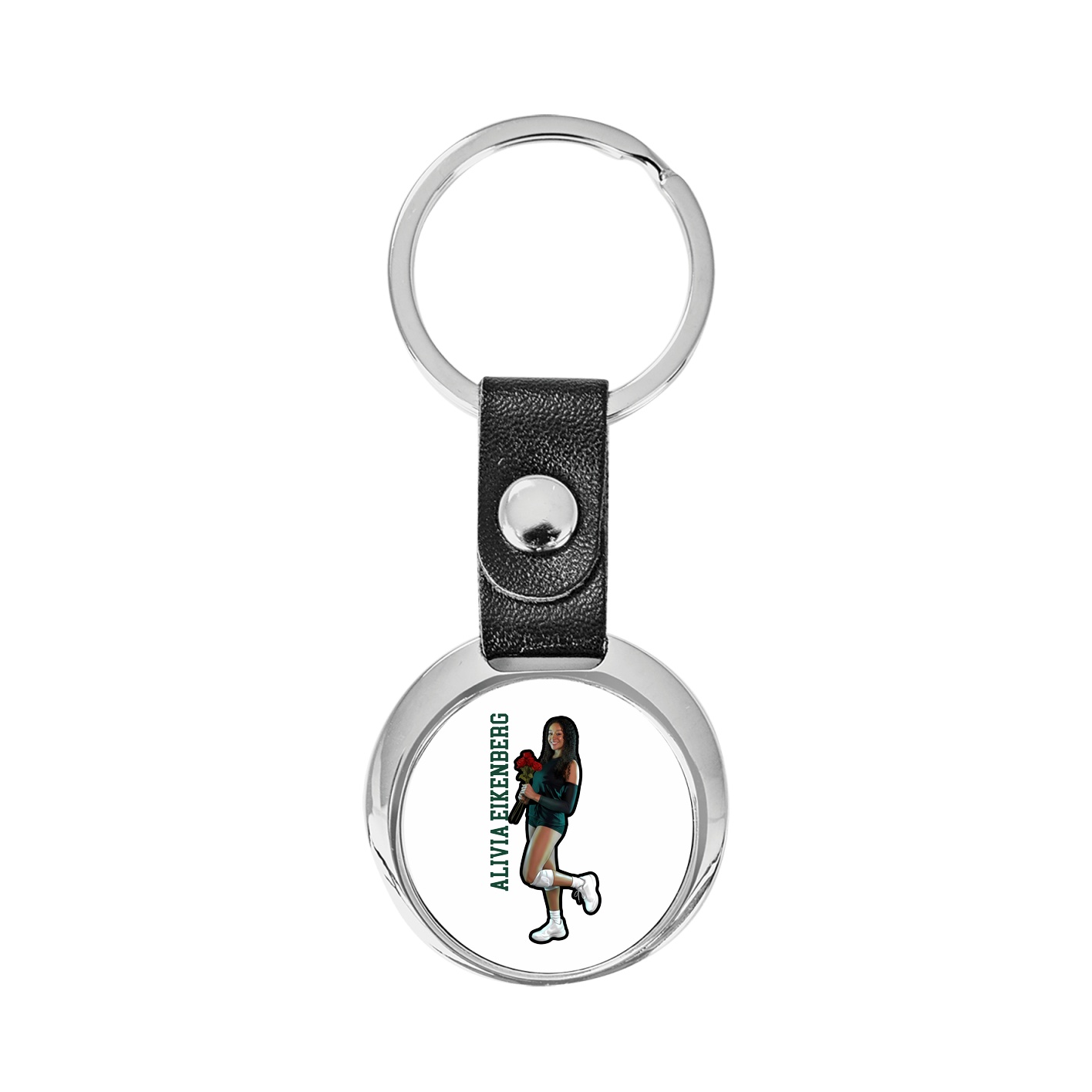 Key Chain — Name Vertical in Classic