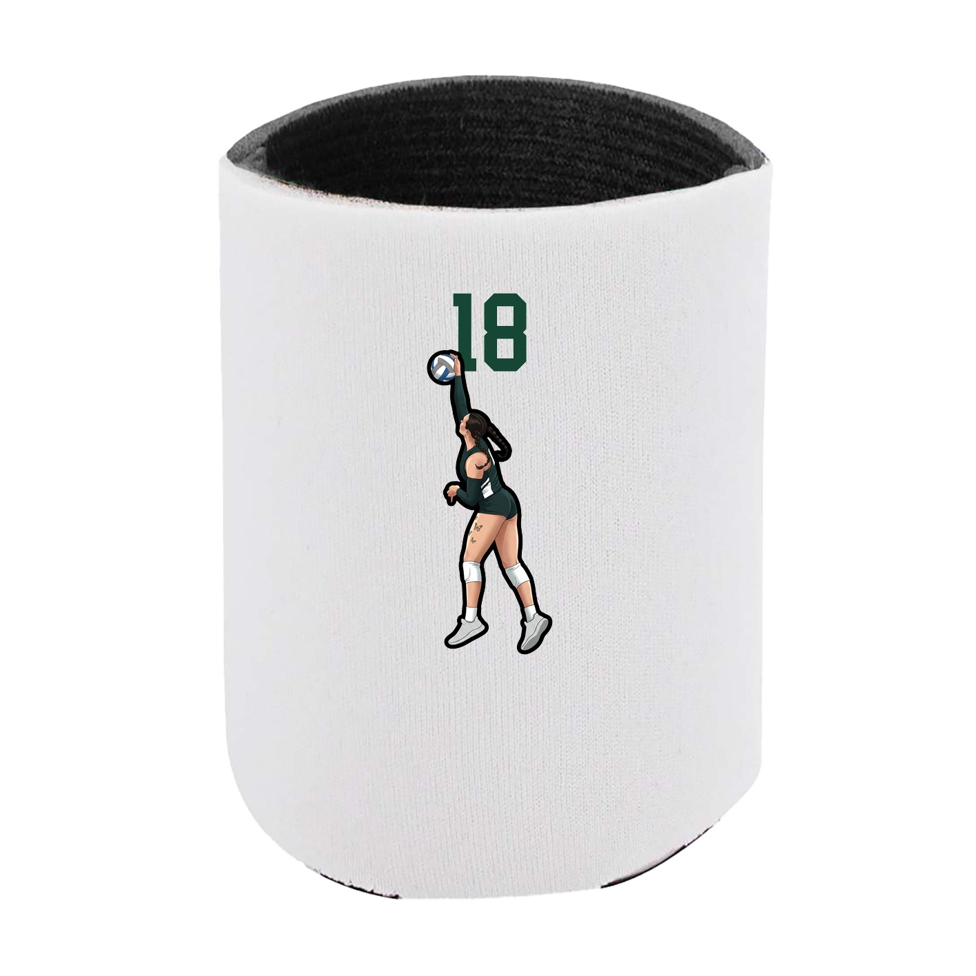 Can Holder — Number Top in White