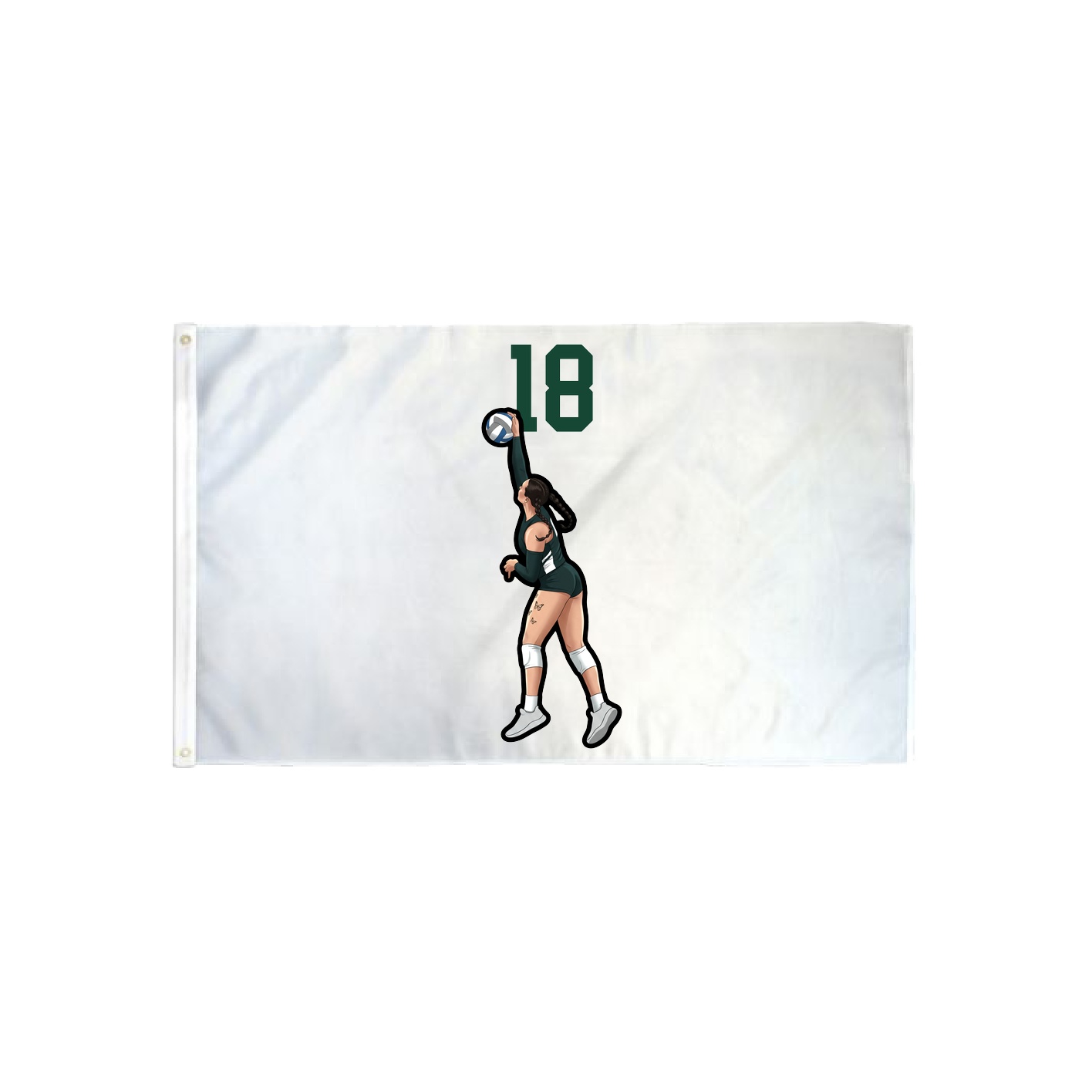 3x5 Flag — Number Top in Classic