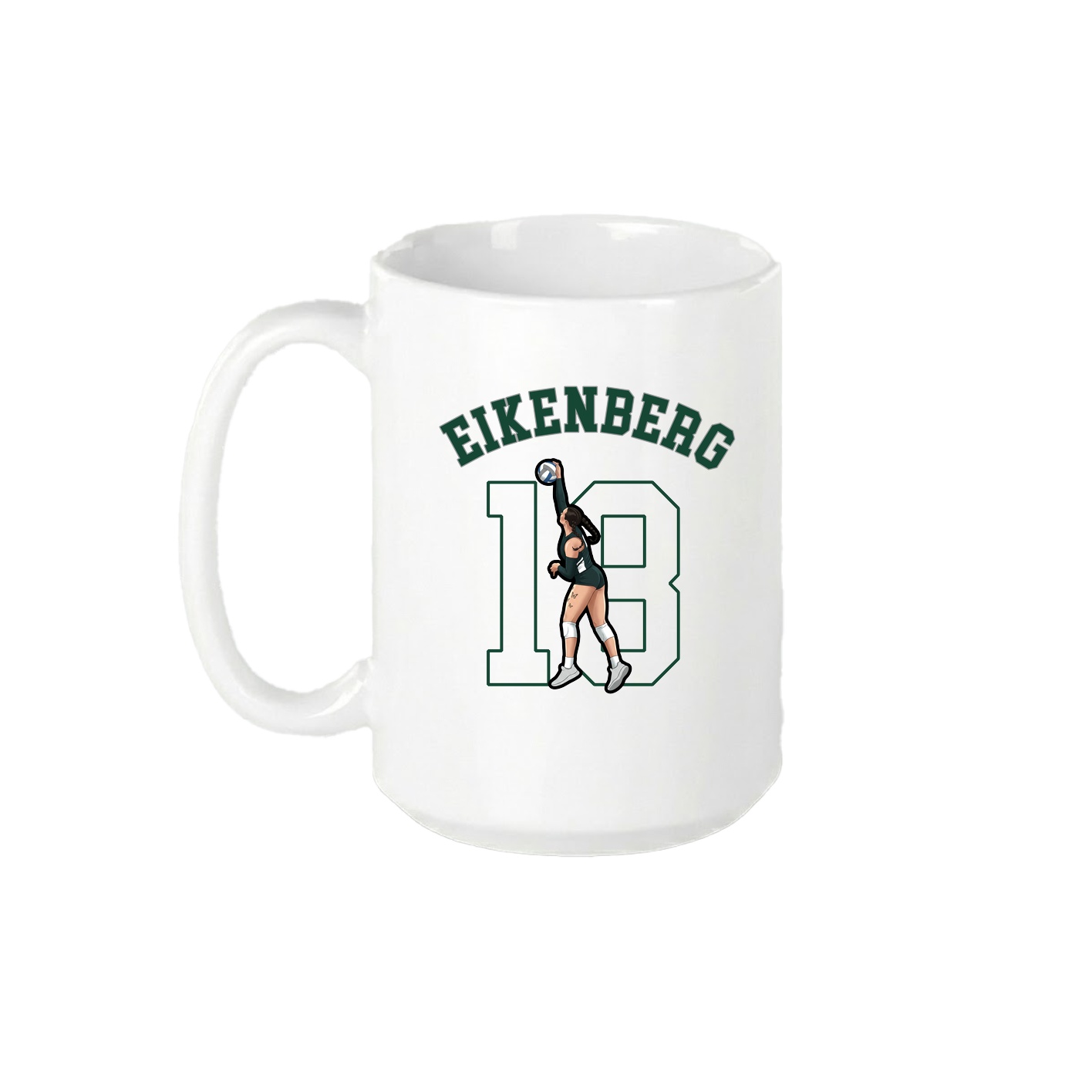 15oz Coffee Mug — Shirsey Arch in White