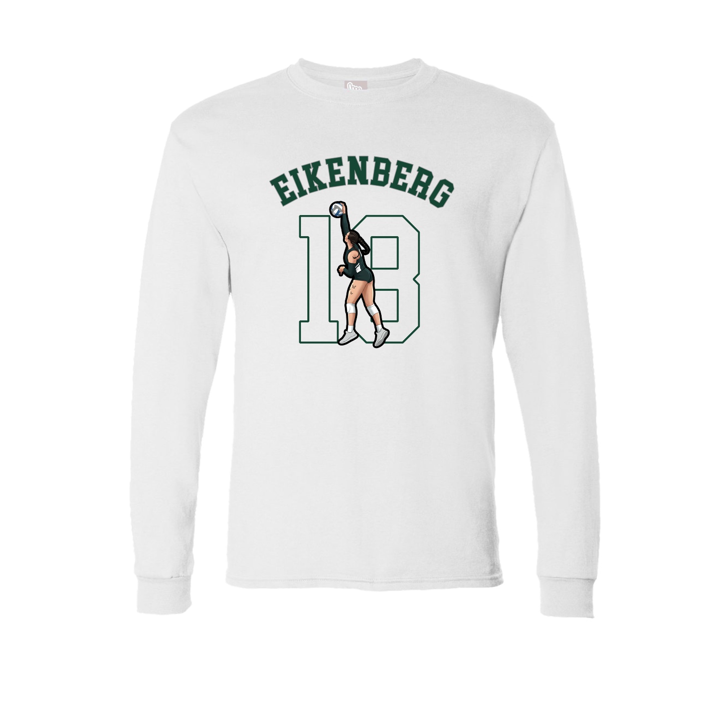 Long Sleeve Tee — Shirsey Arch in White