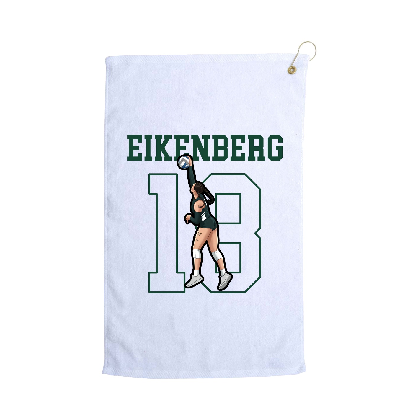 Golf Towel — Shirsey in White