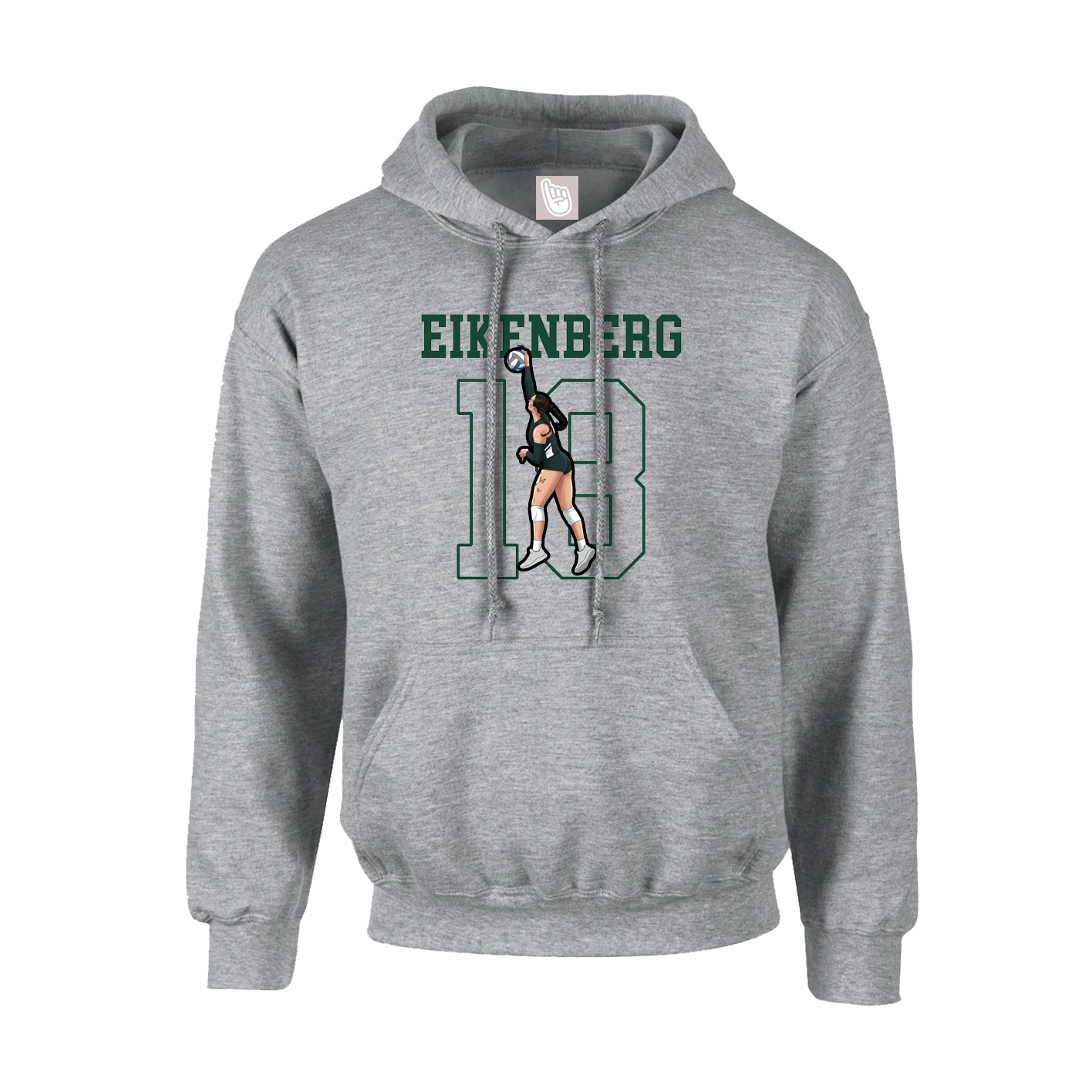 Hoodie — Shirsey in Grey