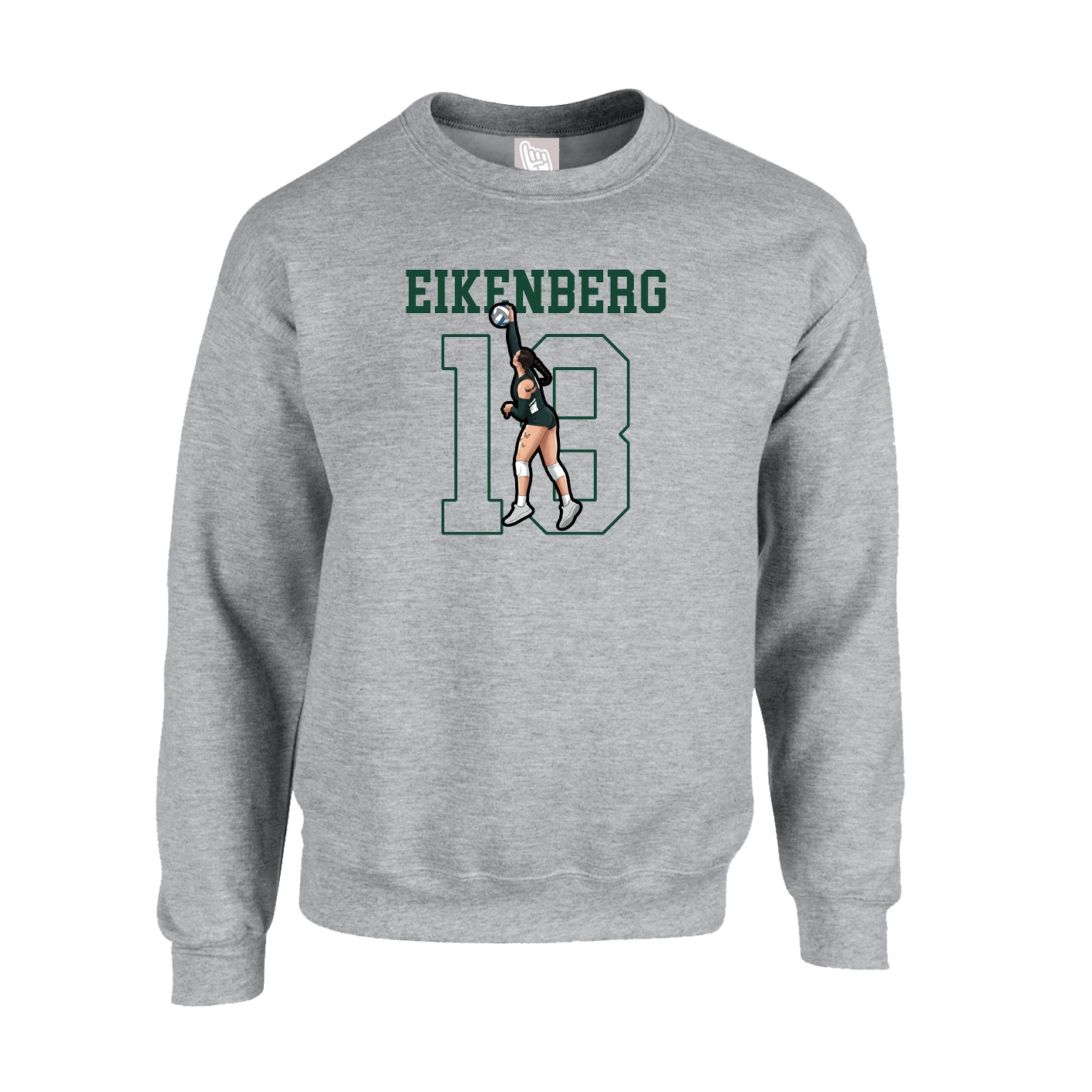 Fleece Crew — Shirsey in Grey