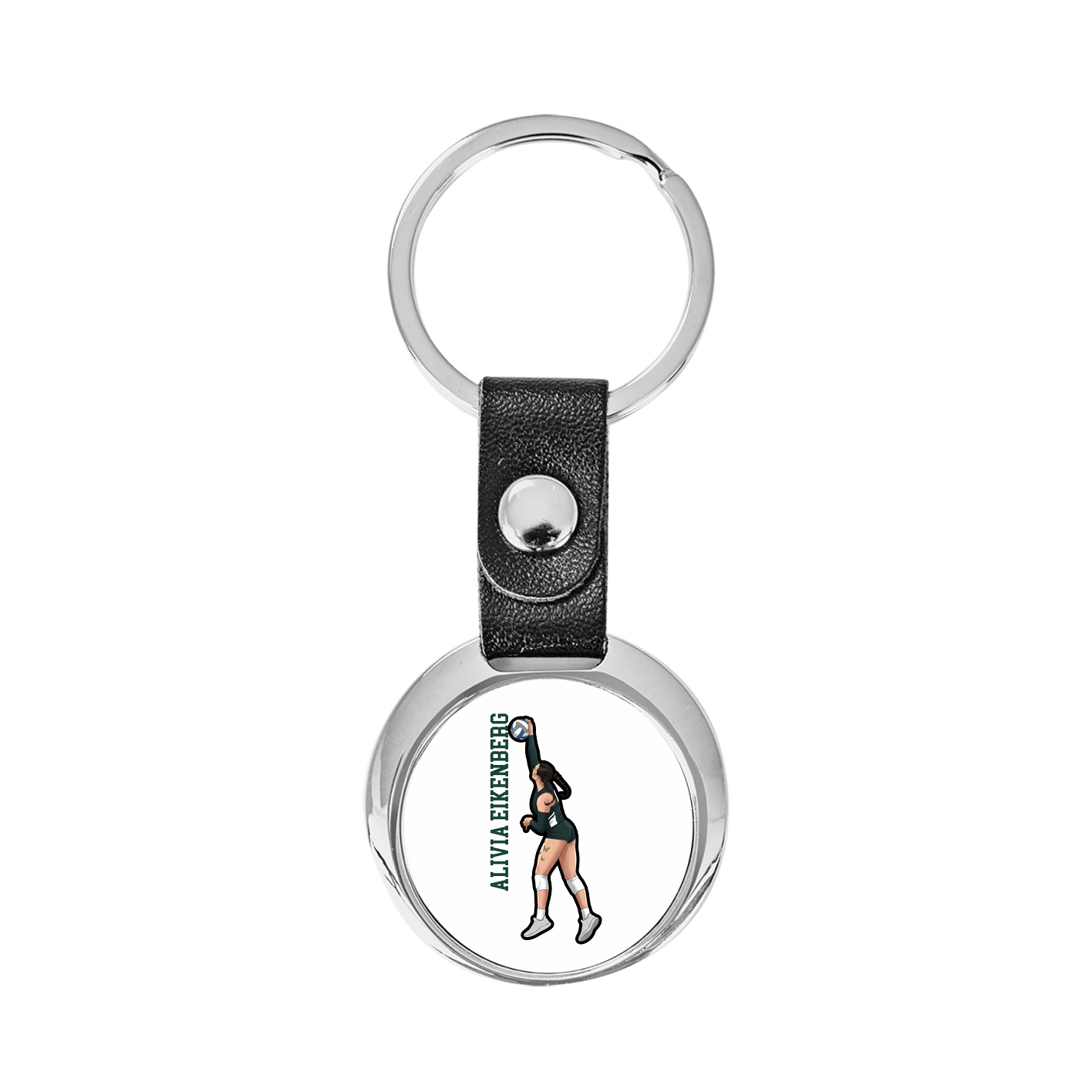 Key Chain — Name Vertical in Classic