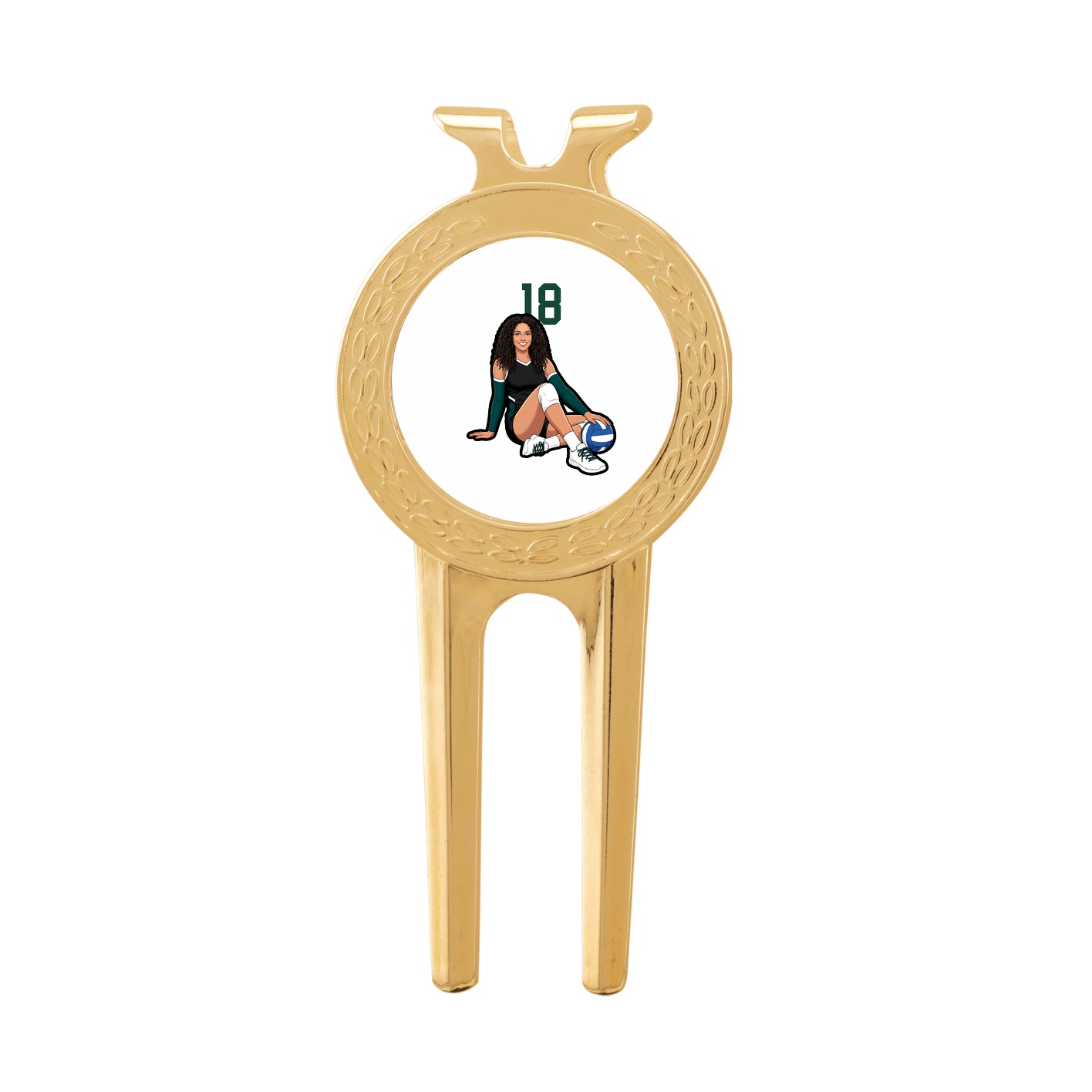Divot Tool with Ball Marker — Number Top in Classic