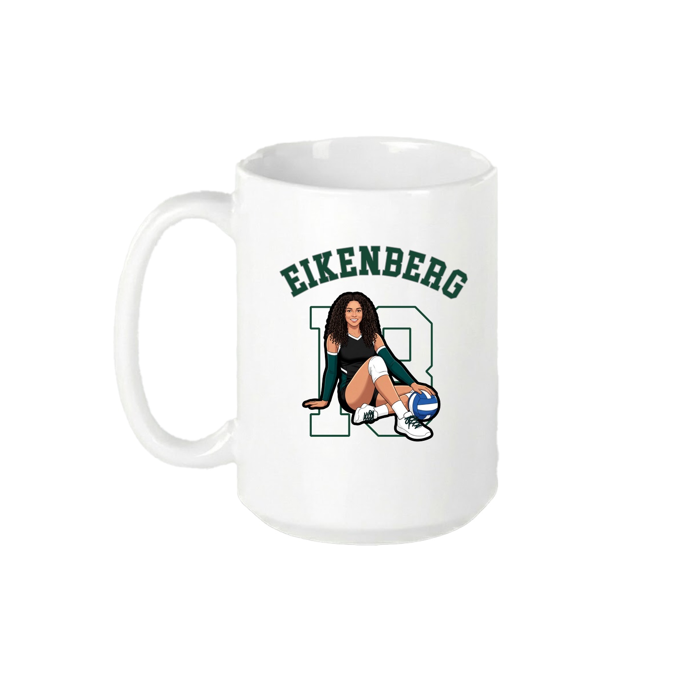 15oz Coffee Mug — Shirsey Arch in White