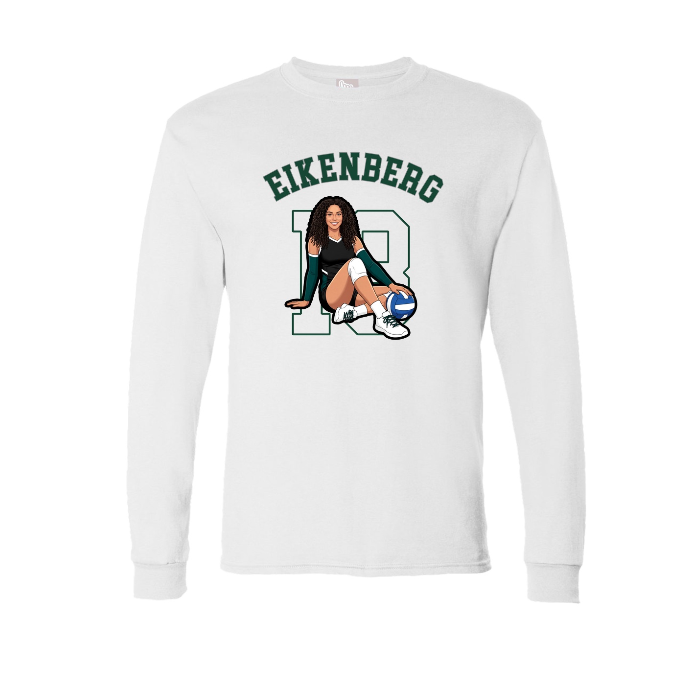 Long Sleeve Tee — Shirsey Arch in White