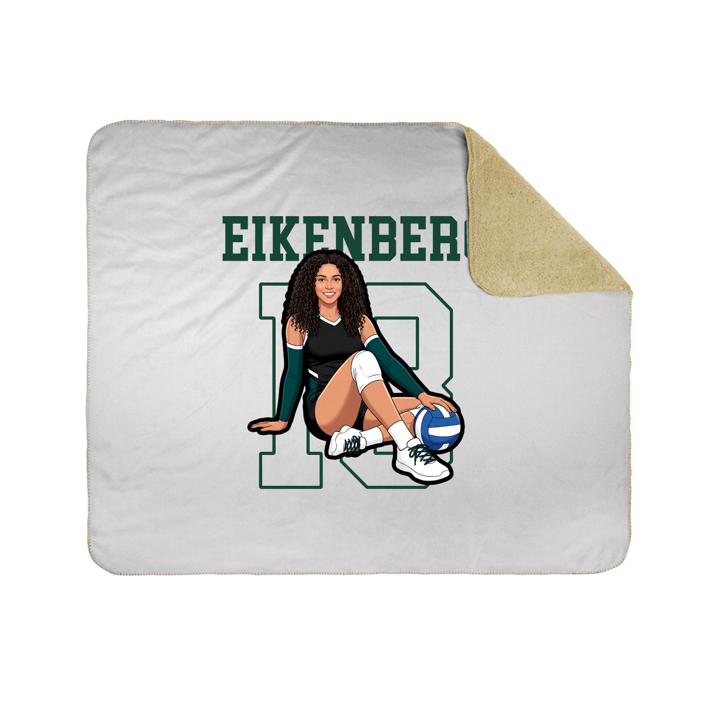 Throw Blanket — Shirsey in White