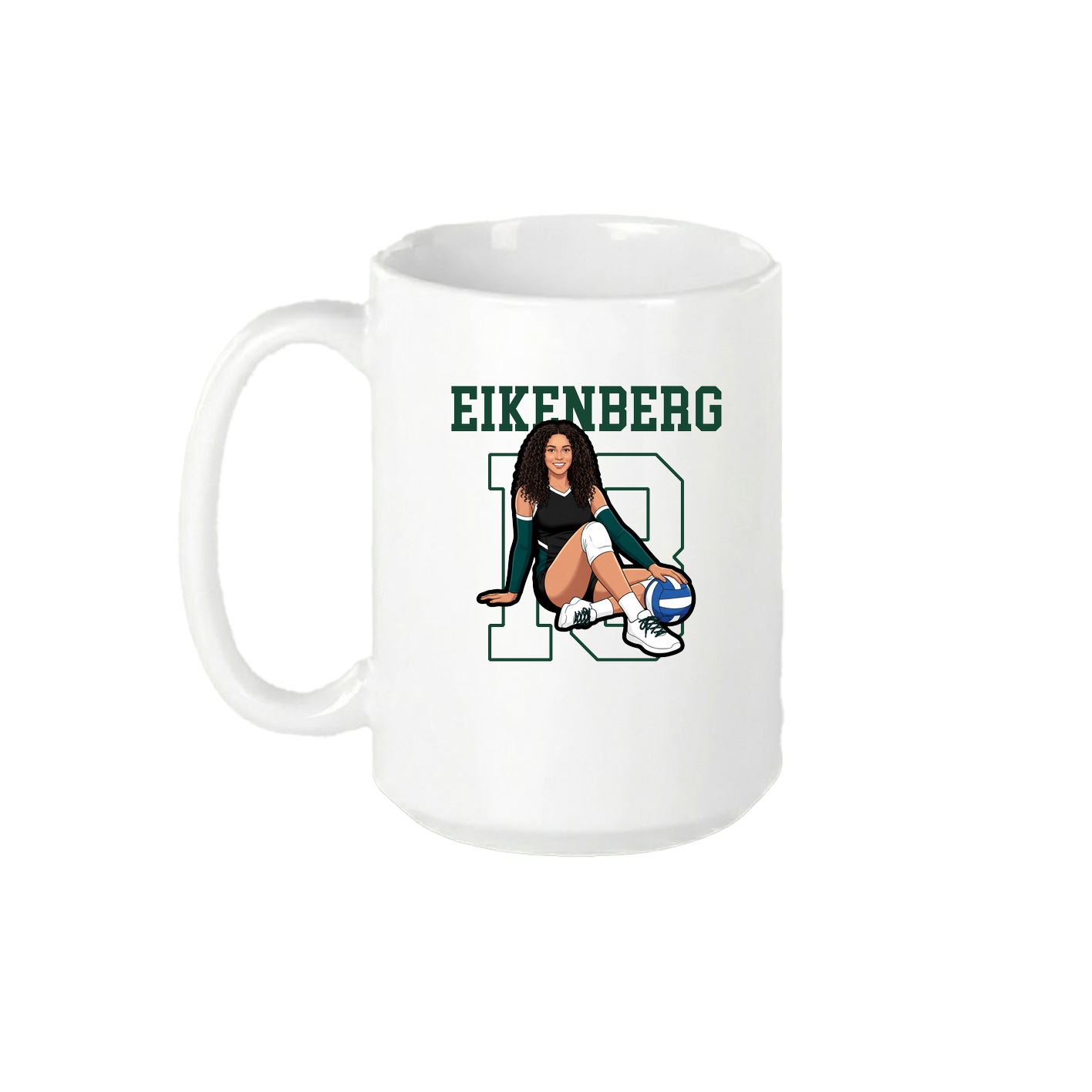 15oz Coffee Mug — Shirsey in White