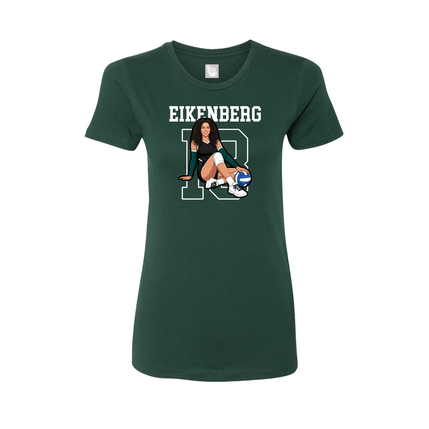 Fitted Women's Tee — Shirsey in Green