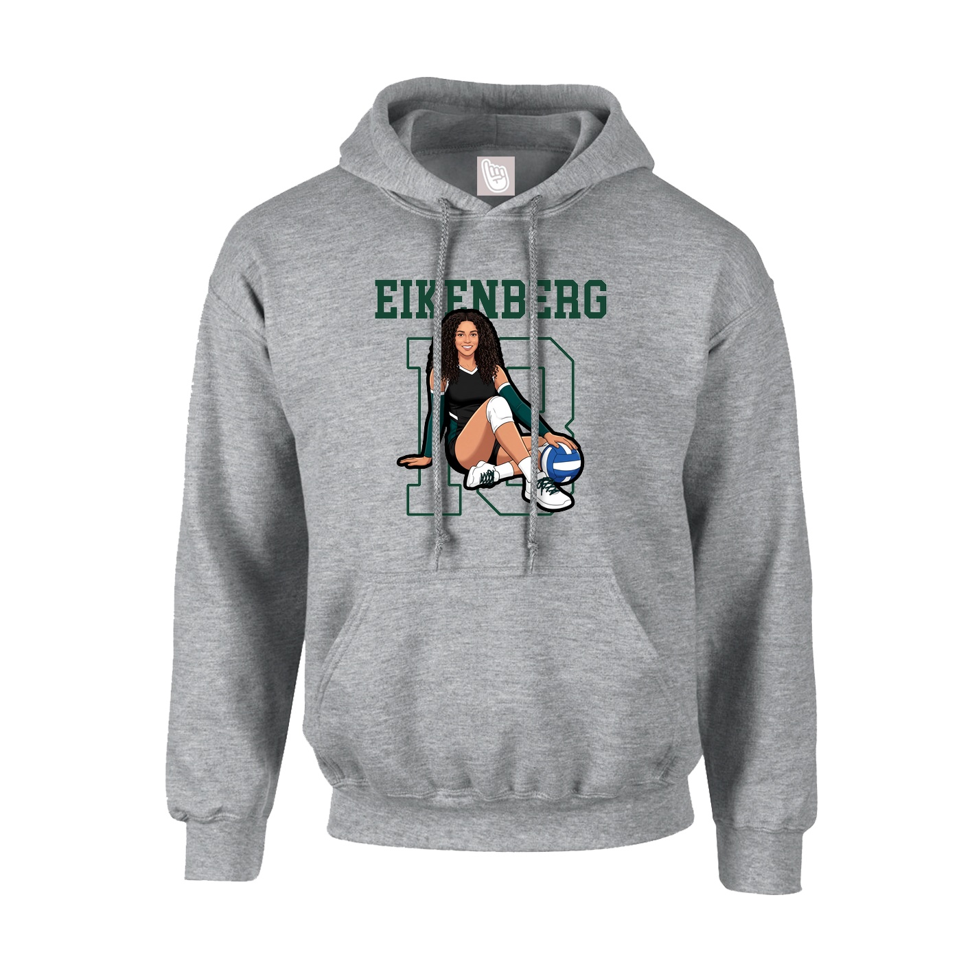 Hoodie — Shirsey in Grey
