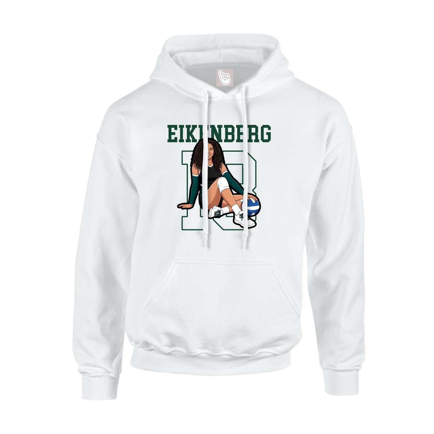 Youth Hoodie — Shirsey in White