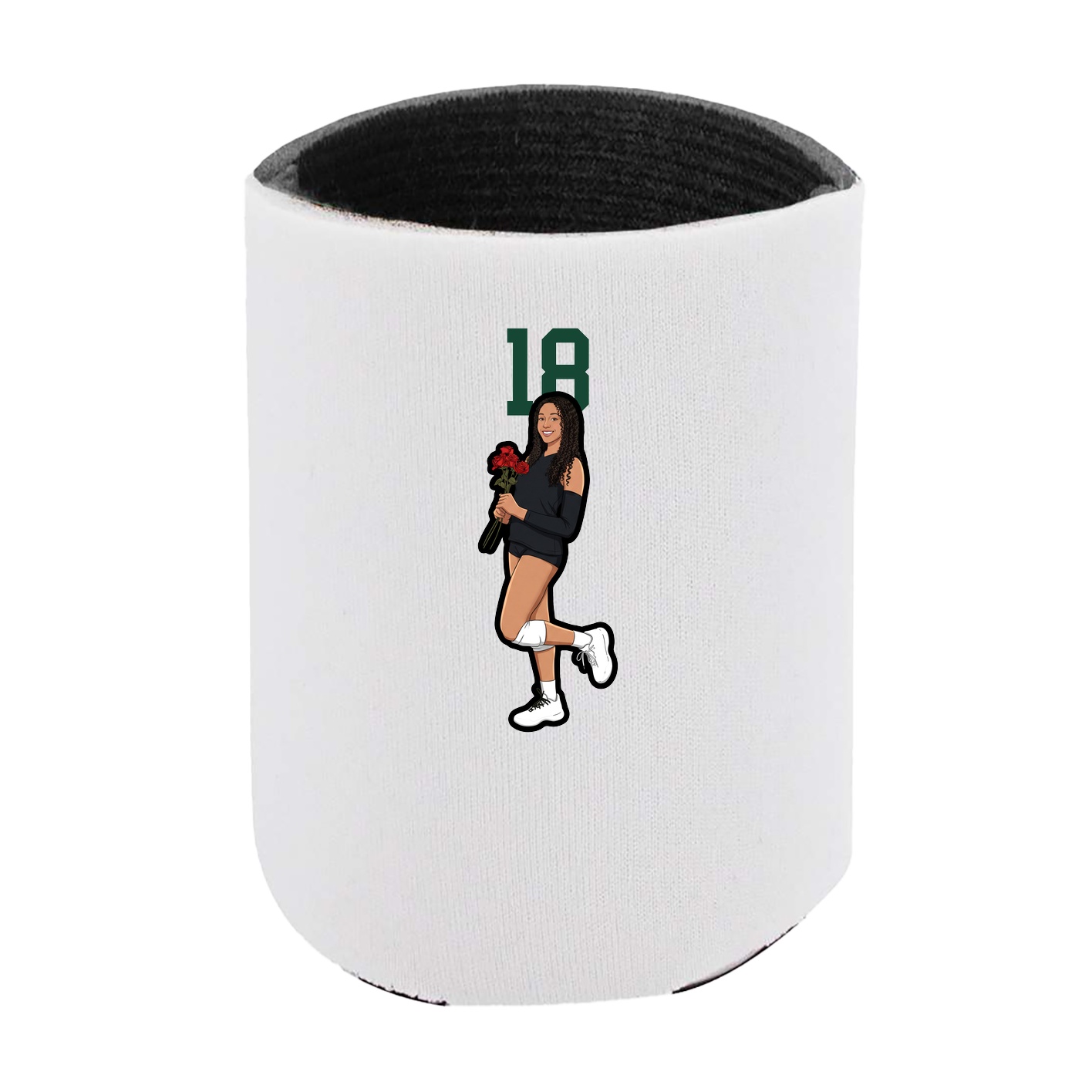 Can Holder — Number Top in White