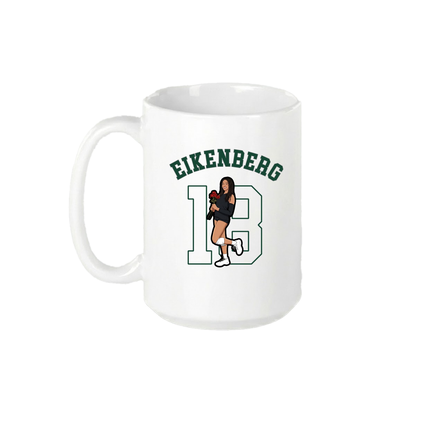 15oz Coffee Mug — Shirsey Arch in White