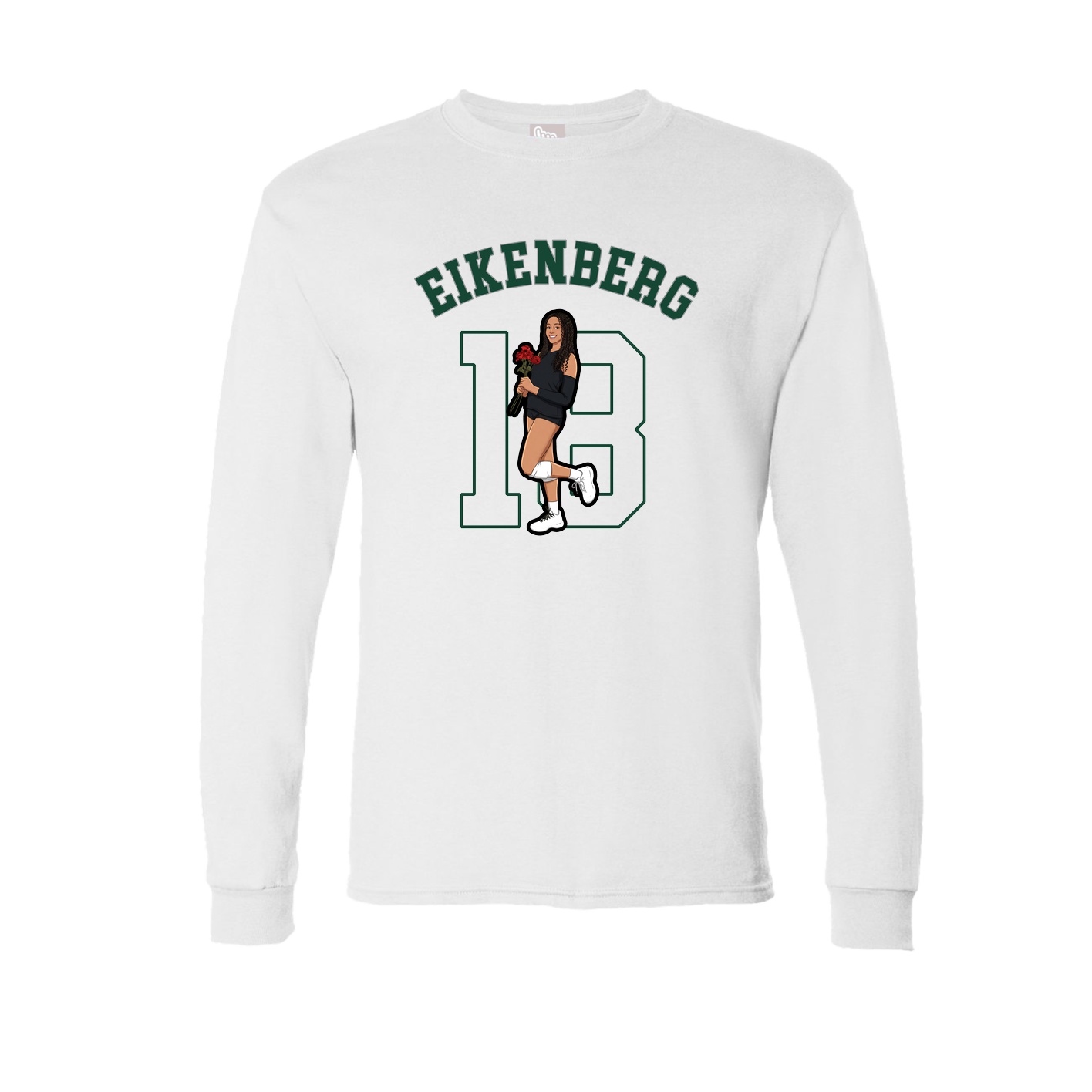 Long Sleeve Tee — Shirsey Arch in White