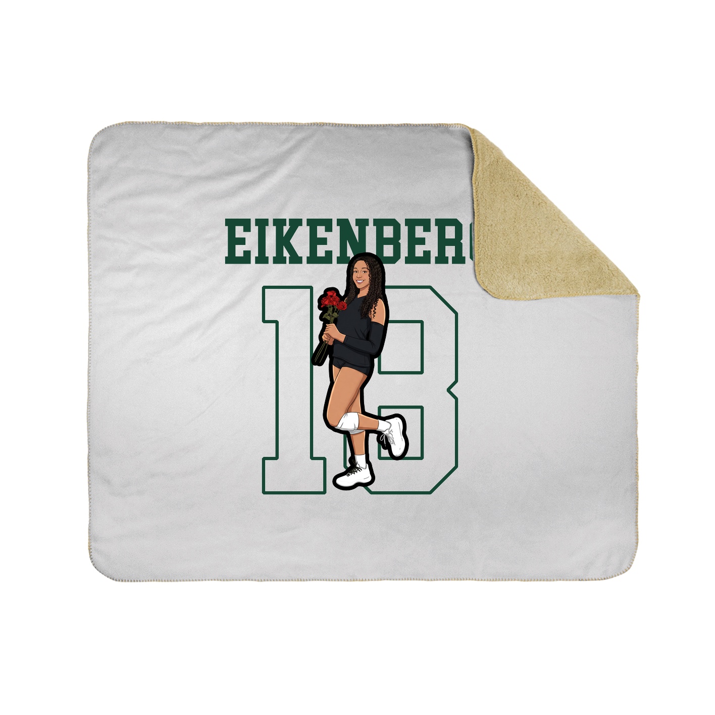 Throw Blanket — Shirsey in White