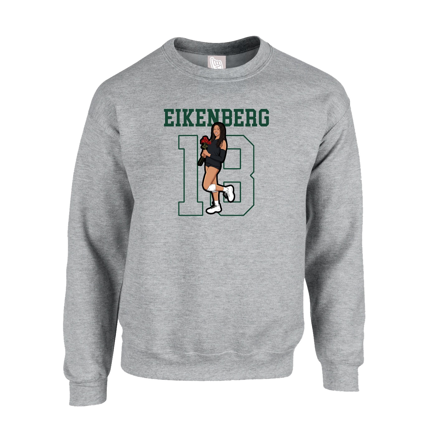 Fleece Crew — Shirsey in Grey