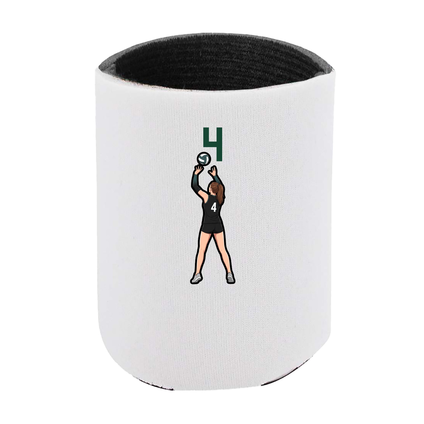 Can Holder — Number Top in White