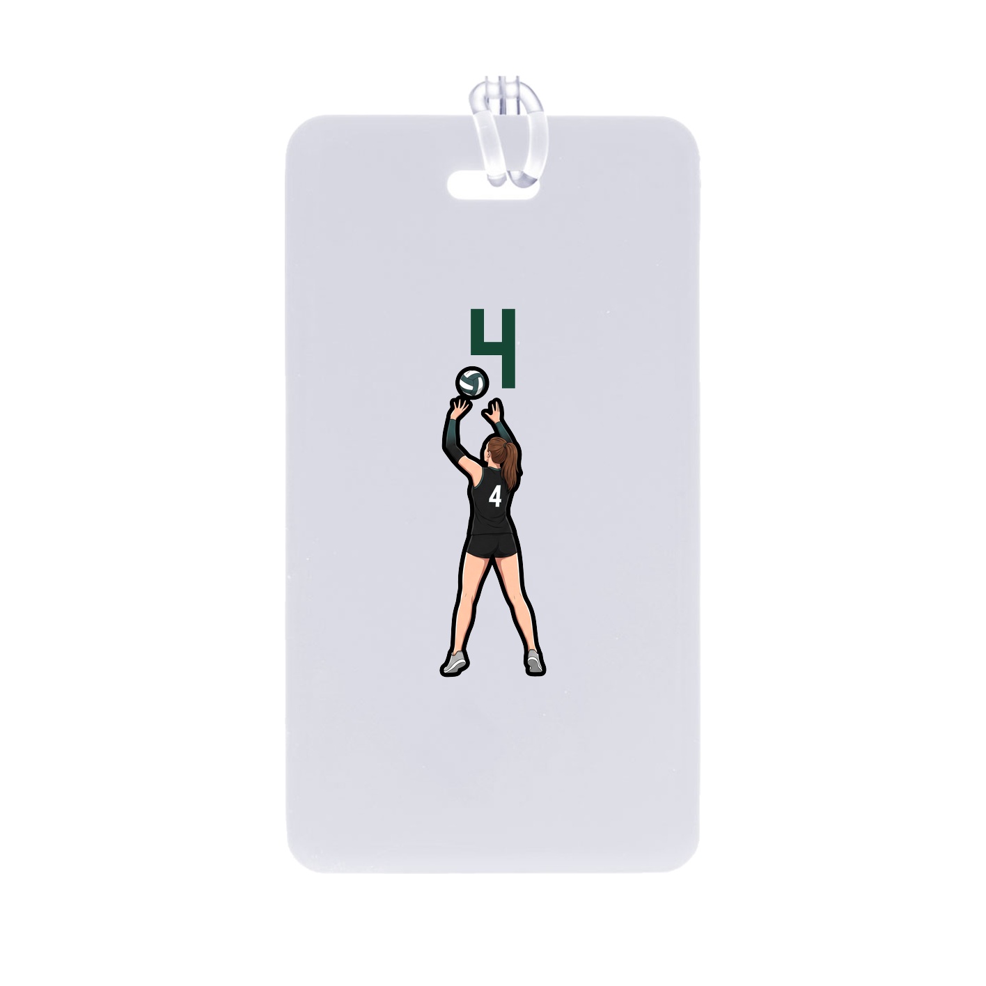 Bag Tag — Number Top in Classic