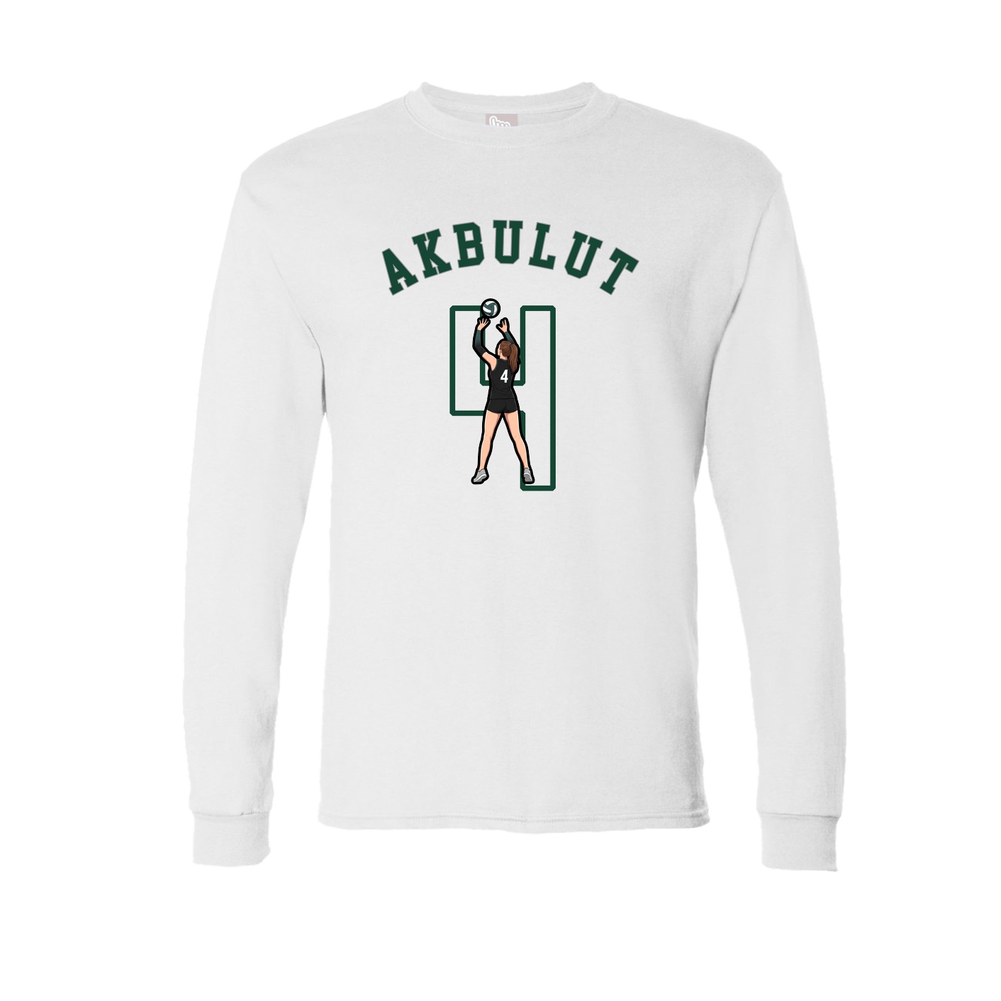 Long Sleeve Tee — Shirsey Arch in White