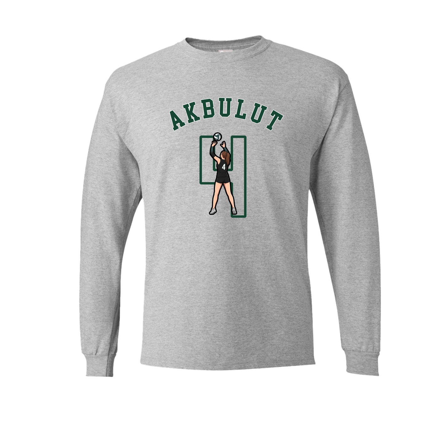 Long Sleeve Tee — Shirsey Arch in Grey
