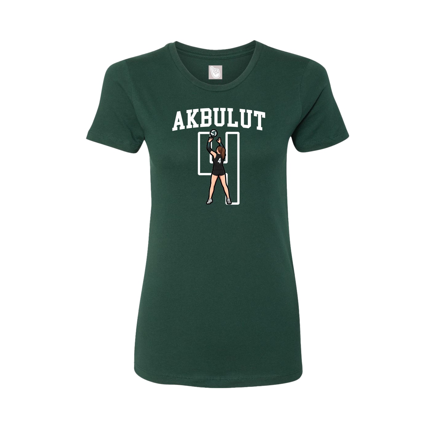 Fitted Women's Tee — Shirsey in Green
