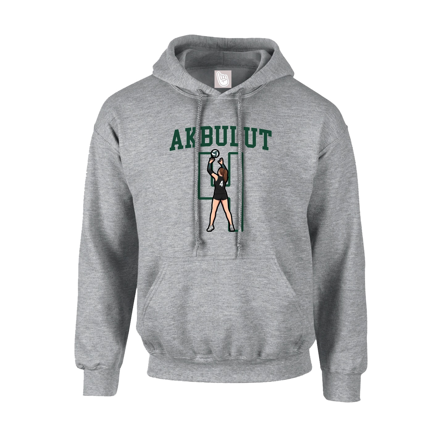 Hoodie — Shirsey in Grey