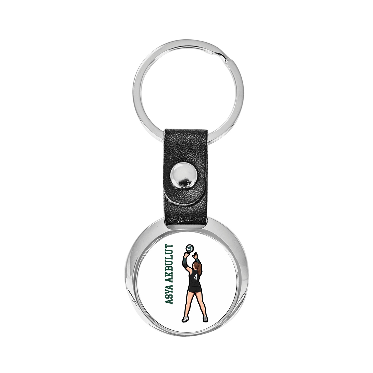 Key Chain — Name Vertical in Classic