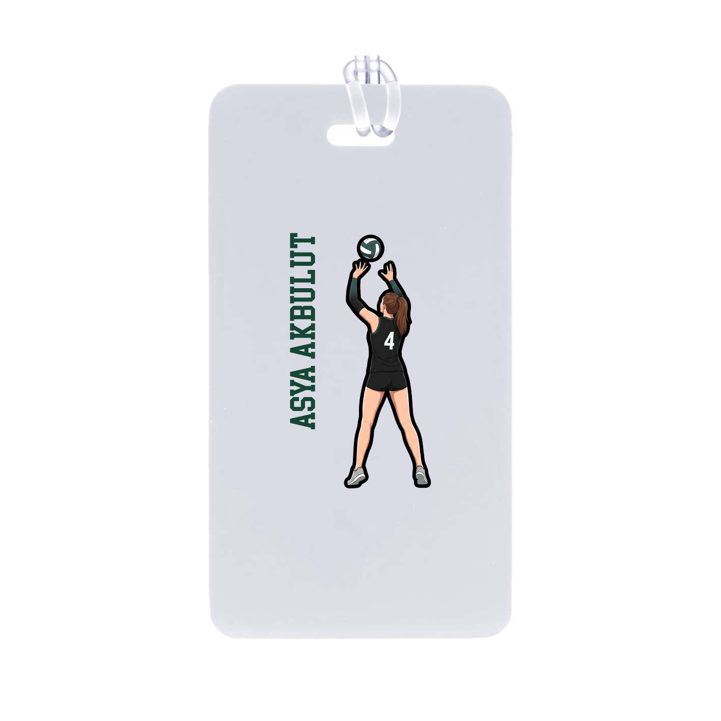 Bag Tag — Name Vertical in Classic