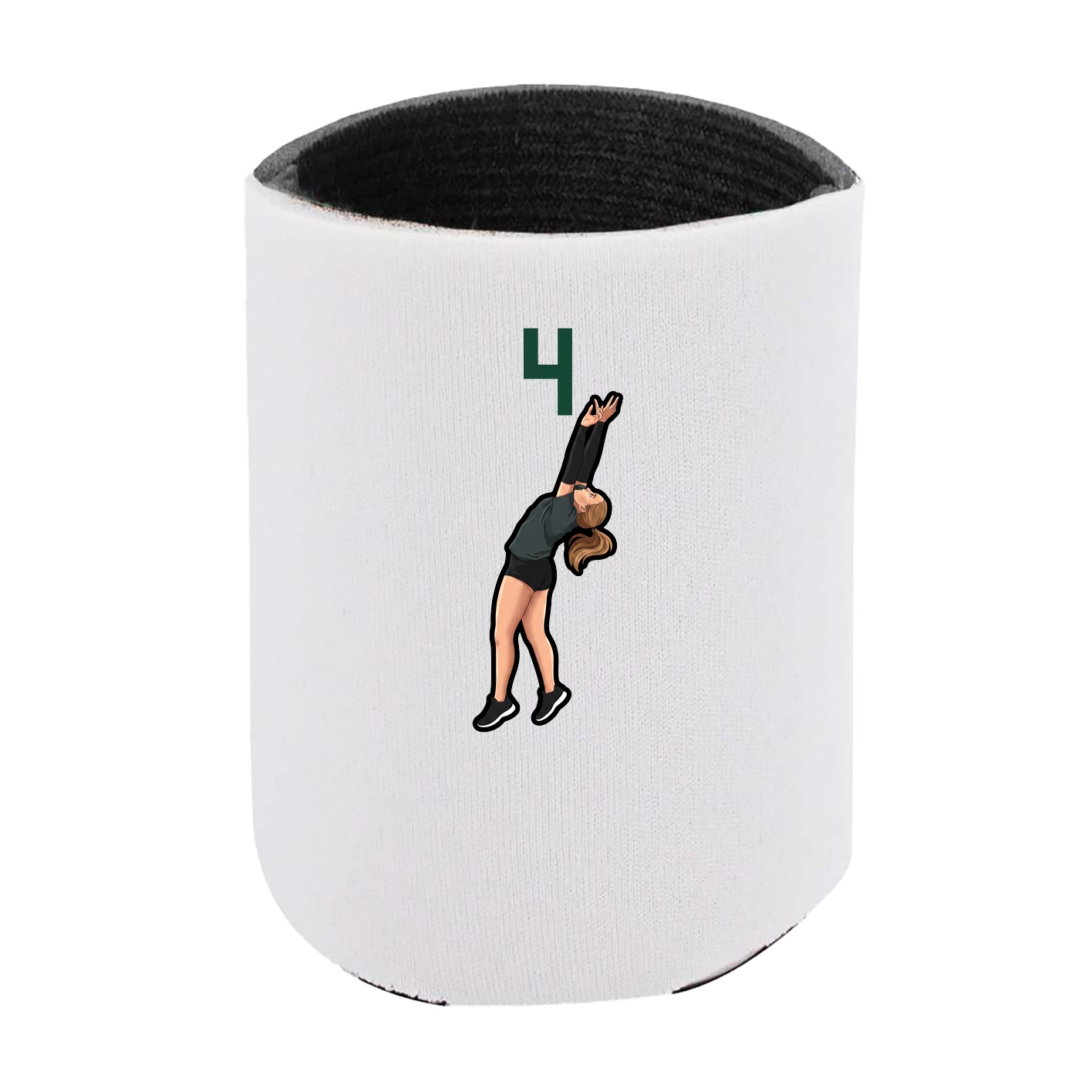 Can Holder — Number Top in White