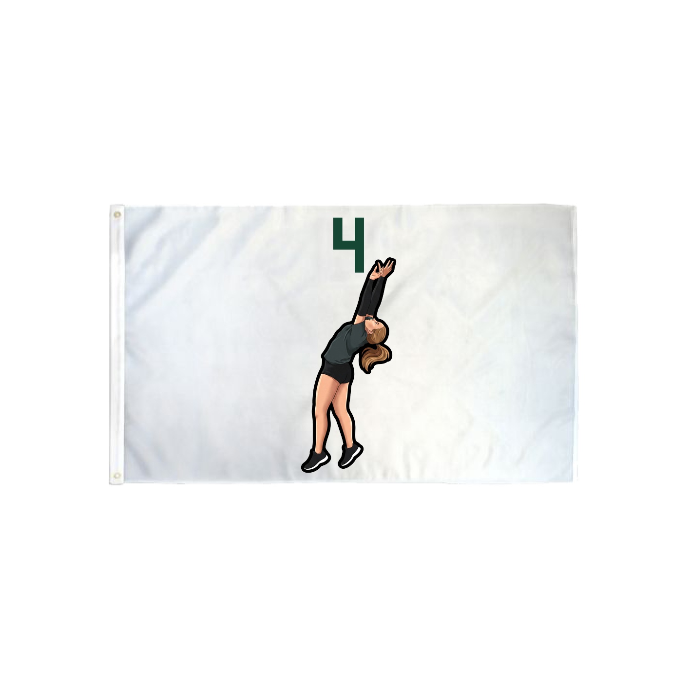 3x5 Flag — Number Top in Classic
