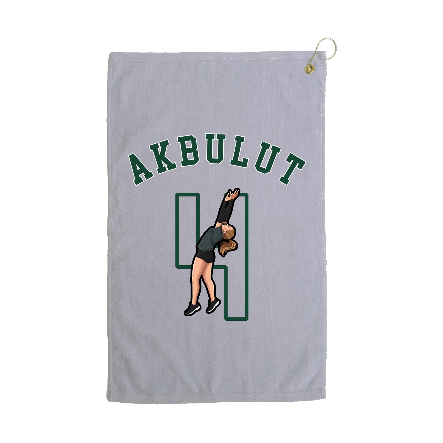 Golf Towel — Shirsey Arch in Grey