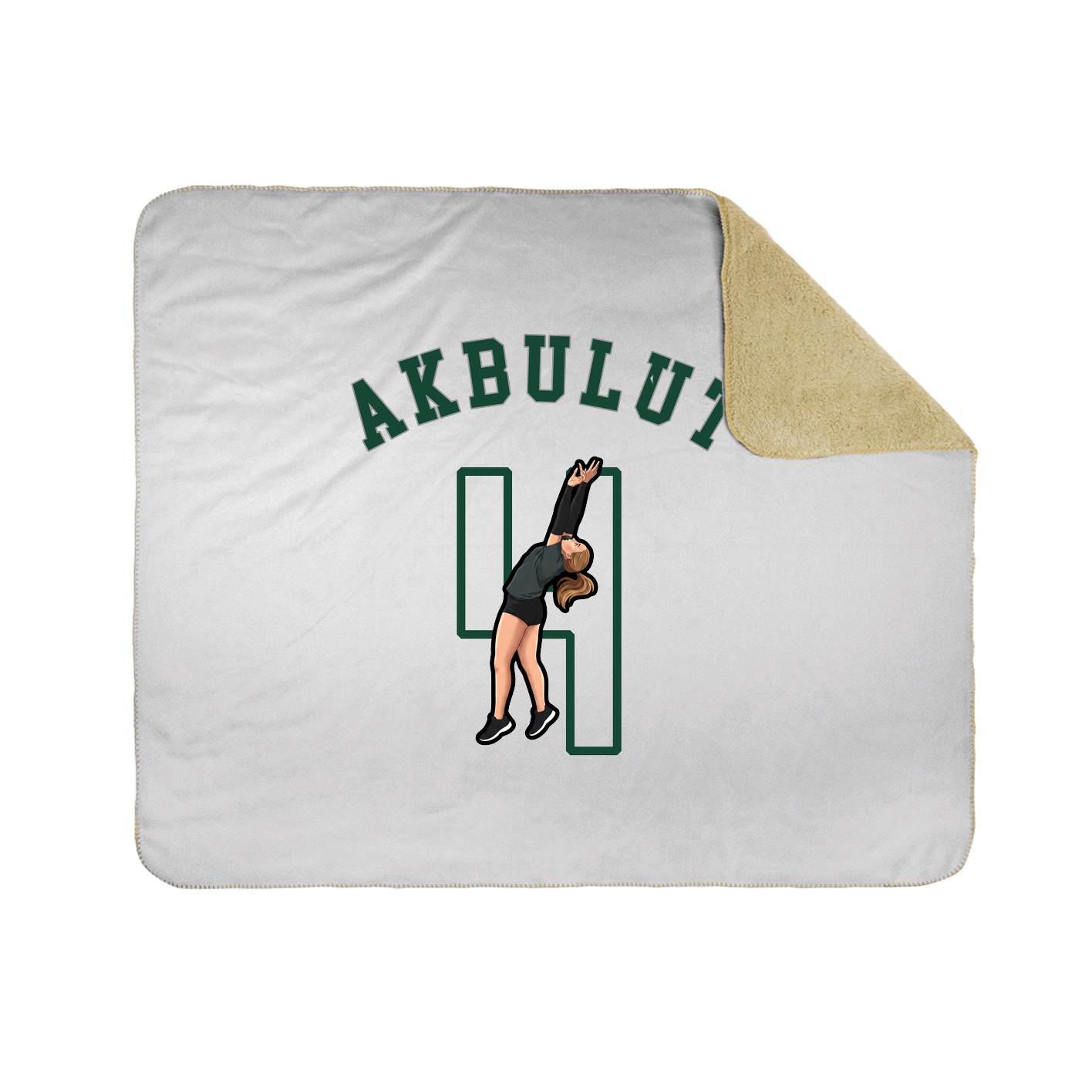 Throw Blanket — Shirsey Arch in White