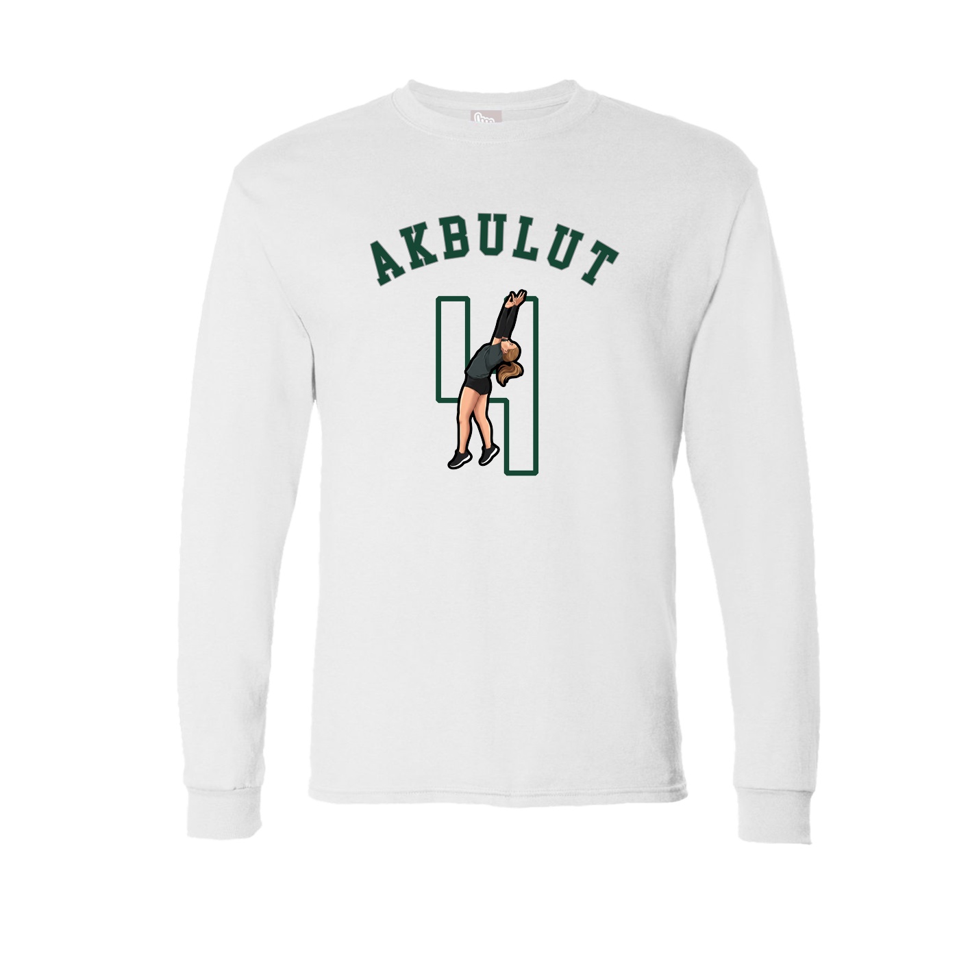 Long Sleeve Tee — Shirsey Arch in White