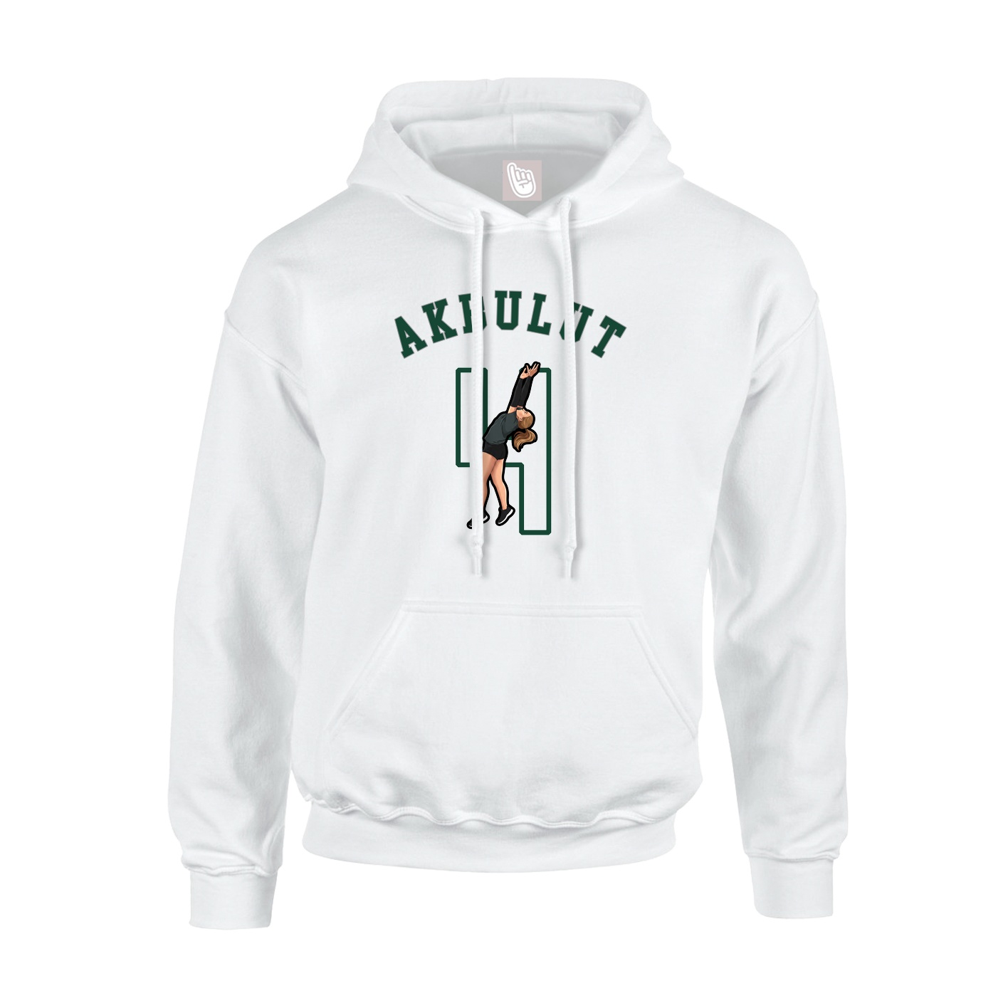 Hoodie — Shirsey Arch in White