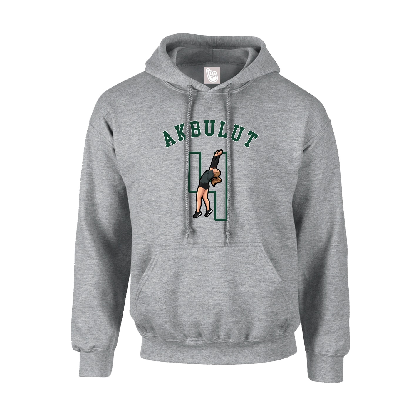 Youth Hoodie — Shirsey Arch in Grey
