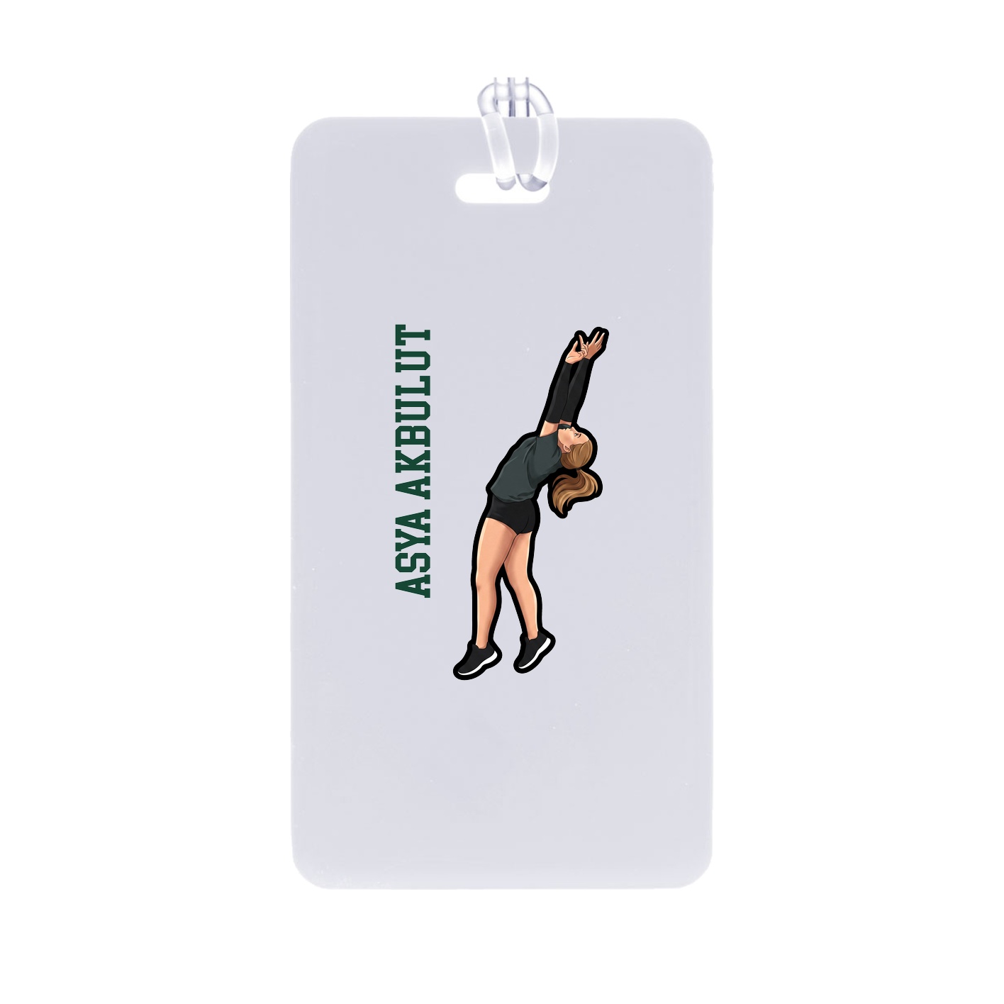 Bag Tag — Name Vertical in Classic